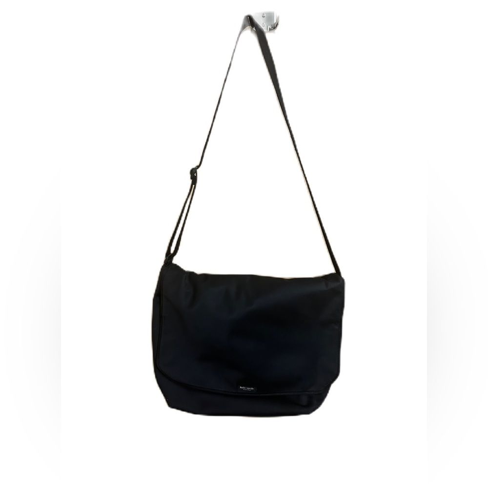 Kate Spade Black Nylon Messenger/Laptop Bag